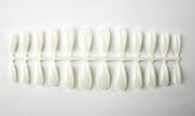 Press-on/Showtips Almond Naturel 72 stuks