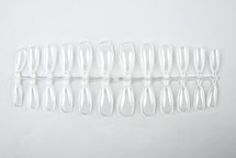 Press-on/Showtips Almond Clear 72 stuks