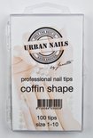 Coffin Shape tips 100st