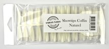 Press-on/Showtips Coffin Naturel 72 stuks