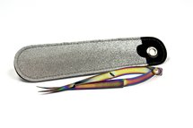 Micro Schaartje rainbow + glitter etui
