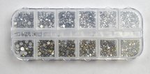GOLD SAPPHIRE RHINESTONES