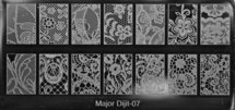 STEMPELPLAAT MAJOR DIJIT 07