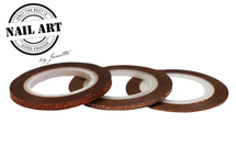 Striping Tape Rosegold Glitter 1mm