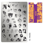 Moyra Stamping Plate 12 - Faces