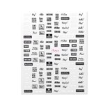 Moyra Matrica Nail art Sticker 11
