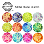 Glitter Shapes in a box