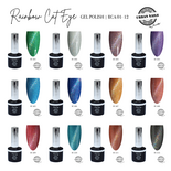 Rainbow Cat Eye 6 stuks